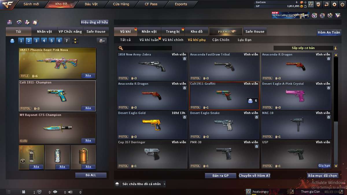 shop acc cf uy tin gia re